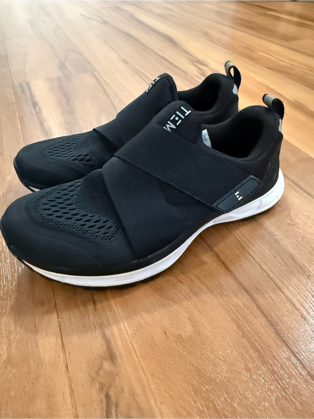 TIEM Women's Black Slip-On Athletic Sneakers